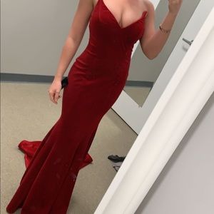 Red Velvet Jovani